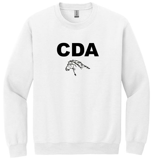 Picture of The CinDay Academy - Youth & Adult/Unisex - Heavy Blend Crewneck Sweatshirt 18000(b) - Red, Sports Grey, or White