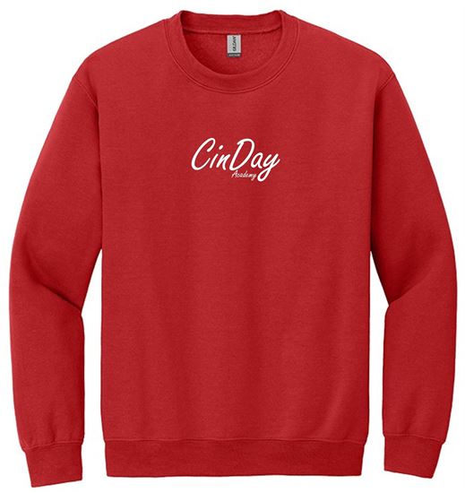 Picture of The CinDay Academy - Youth & Adult/Unisex - Heavy Blend Crewneck Sweatshirt 18000(b) - Black, Red, or Sports Grey