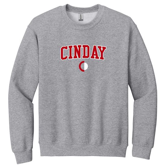Picture of The CinDay Academy - Youth & Adult/Unisex - Heavy Blend Crewneck Sweatshirt 18000(b) - Black or Sports Grey