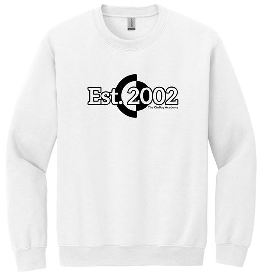 Picture of The CinDay Academy - Youth & Adult/Unisex - Heavy Blend Crewneck Sweatshirt 18000(b) - Red, Sports Grey, or White