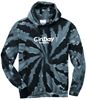 Picture of The CinDay Academy - Youth & Adult/Unisex - Tie Dye Hooded Sweatshirt w/ Logo Choice by Port & Company PC146(Y) - Black
