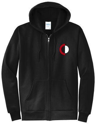 Picture of The CinDay Academy - Youth & Adult/Unisex - Core Fleece Full Zip Hooded Sweatshirt by Port & Company PC78(y)zh -