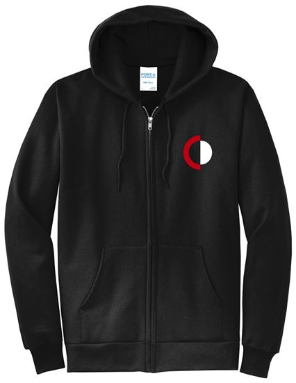 Picture of The CinDay Academy - Youth & Adult/Unisex - Core Fleece Full Zip Hooded Sweatshirt by Port & Company PC78(y)zh -
