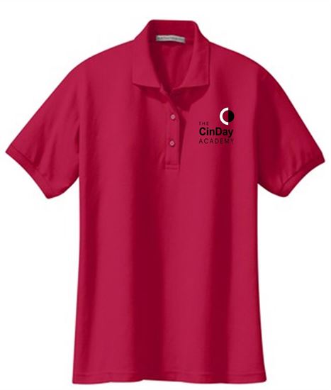 Picture of The CinDay Academy - Ladies - Short Sleeve Uniform Polo by Port Authority L500 - Red