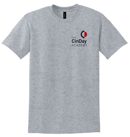 Picture of The CinDay Academy - Adult/Unisex - Gym Tee 8000 - Sports Grey