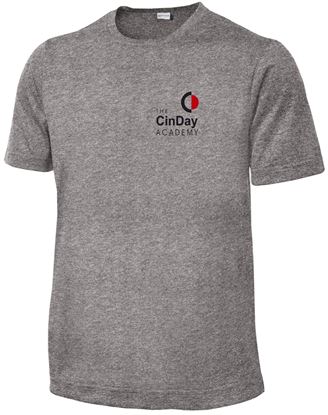 Picture of The CinDay Academy - Youth - Dri Fit Gym Tee by Sport-Tek YST360 - Vintage Heather