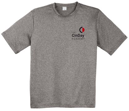 Picture of The CinDay Academy  - Adult/Unisex - Dri Fit Gym Tee by Sport-Tek ST360 - Vintage Heather