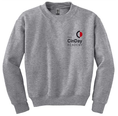 Picture of The CinDay Academy - Youth - Gym Creweck Sweatshirt 18000b - Sports Grey