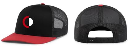 Picture of The Cinday Academy - Snapback Cap by Pacific Headwear 104c - Black/Red (1 Left)