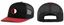 Picture of The Cinday Academy - Snapback Cap by Pacific Headwear 104c - Black/Red (1 Left)