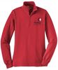 Picture of The Cinday Academy - Ladies - 1/4 Zip Sweatshirt by Sport Tek LST253 - Black, True Red, or White