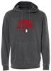 Picture of The Cinday Academy - Youth & Adult/Unisex - Midweight Pigment Dyed Hooded Sweatshirt w/ Logo Choice by Independent Trading Co. PRM1500Y/PRM4500 - Pigment Black