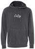 Picture of The Cinday Academy - Youth & Adult/Unisex - Midweight Pigment Dyed Hooded Sweatshirt w/ Logo Choice by Independent Trading Co. PRM1500Y/PRM4500 - Pigment Black