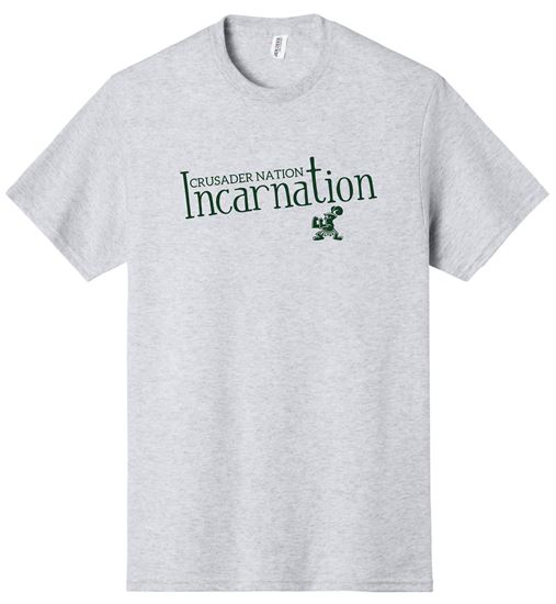 Picture of Incarnation - Youth & Adult/Unisex - Short Sleeve Tee - Ash, Gold, Light Pink, Sports Grey, or White