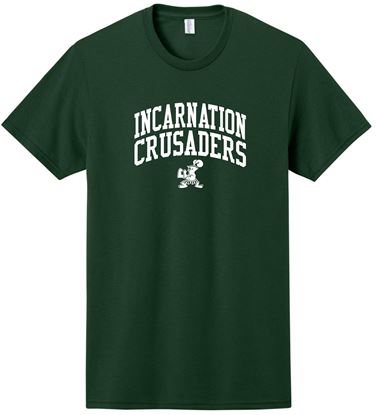 Picture of Incarnation - Youth & Adult/Unisex - Short Sleeve Tee - Gold, Forest Green, Light Pink, or Sports Grey