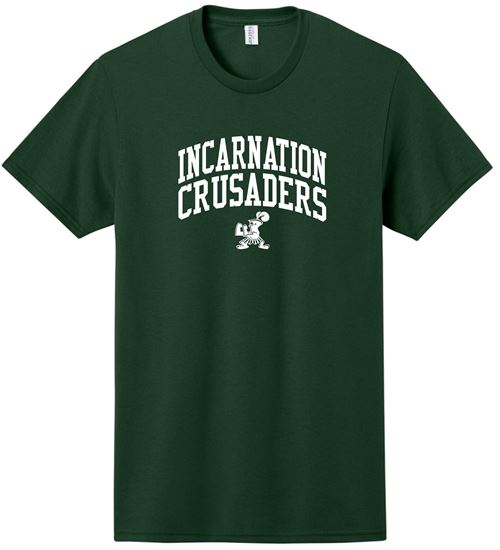Picture of Incarnation - Youth & Adult/Unisex - Short Sleeve Tee - Gold, Forest Green, Light Pink, or Sports Grey