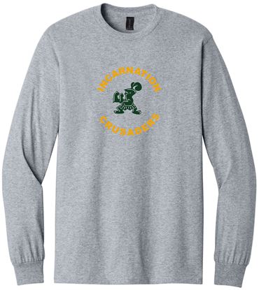 Picture of Incarnation - Youth & Adult/Unisex - Heavy Cotton Long Sleeve Tee by Gildan 5400(B) - Sports Grey or White