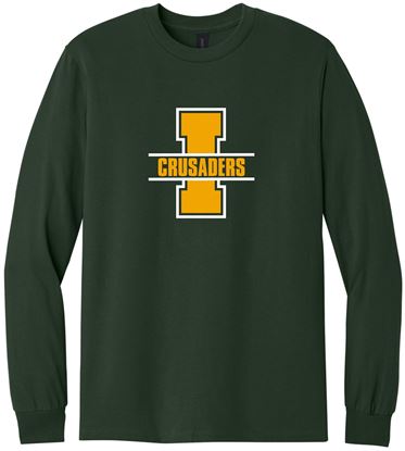 Picture of Incarnation - Youth & Adult/Unisex - Heavy Cotton Long Sleeve Tee by Gildan 5400(B) - Forest Green or Sports Grey