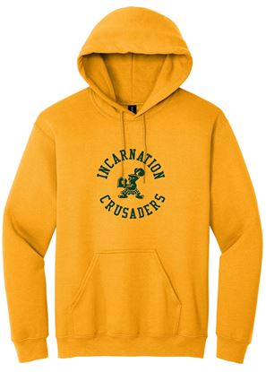 Picture of Incarnation - Youth & Adult/Unisex -  Heavy Blend Hooded Sweatshirt by Gildan 18500(B) - Ash, Gold, Light Pink, Sports Grey, or White
