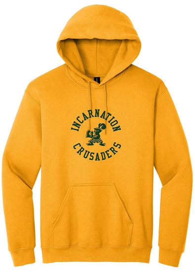 Picture of Incarnation - Youth & Adult/Unisex -  Heavy Blend Hooded Sweatshirt by Gildan 18500(B) - Ash, Gold, Light Pink, Sports Grey, or White