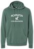 Picture of Incarnation - Adult/Unisex - Midweight Pigment Dyed Hooded Sweatshirt w/ Logo Choice by Independent Trading Co. PRM4500 - Pigment Alpine Green