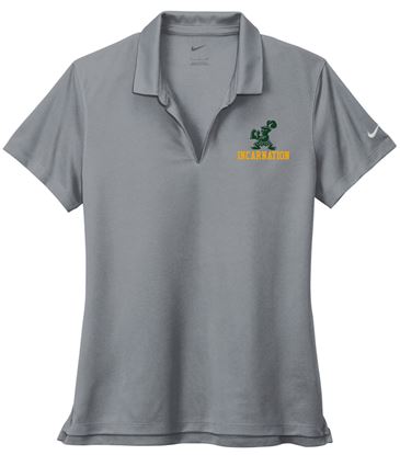 Picture of Incarnation - Ladies - Dri FIT Micro Pique 2.0 by Nike NKDC1991 - Cool Grey, Gorge Green, Varsity Maize, or White