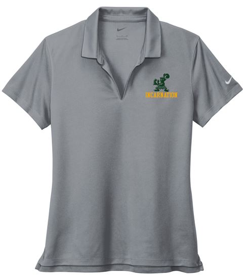 Picture of Incarnation - Ladies - Dri FIT Micro Pique 2.0 by Nike NKDC1991 - Cool Grey, Gorge Green, Varsity Maize, or White