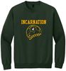 Picture of Incarnation - Youth & Adult/Unisex - Heavy Blend Soccer Crewneck Sweatshirt by Gildan 18000(b) - Forest Green
