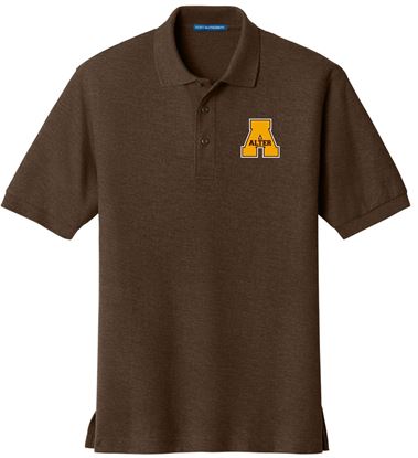 Picture of Alter High School - Adult/Unisex - Short Sleeve Uniform Polo by Port Authority K500 - Coffee Bean