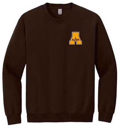 Picture of Alter High School - Adult/Unisex - Heavy Blend Uniform Crewneck Sweatshirt by Gildan 18000 - Dark Chocolate