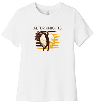 Picture of Alter Golf - Ladies - Jersey Short Sleeve Tee by Bella+Canvas BC6400 - White