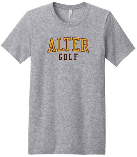 Picture of Alter Golf - Adult/Unisex - Jersey Short Sleeve Tee by Bella + Canvas BC3001CVC - Athletic Heather or White