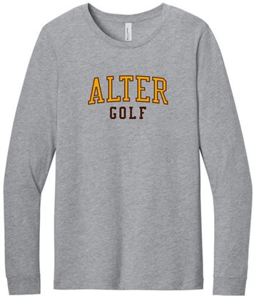 Picture of Alter Golf - Adult/Unisex - Jersey Long Sleeve Tee by Bella+Canvas BC3501 - Athletic Heather