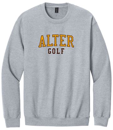 Picture of Alter Boys Golf - Adult/Unisex - Softstyle Crewneck Sweatshirt by Gildan SF000 -  Sports Grey