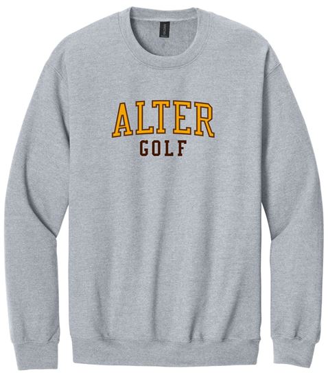 Picture of Alter Golf - Adult/Unisex - Softstyle Crewneck Sweatshirt by Gildan SF000 -  Sports Grey
