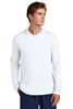 Picture of Alter Golf - Adult/Unisex - Posi-UV Pro Long Sleeve Hoodie by Sport-Tek ST420LSH - White