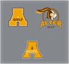 Picture of Alter Golf - Ladies - Women's Endeavor 1/2-Zip Pullover by Sport Tek LST469 - Light Grey Heather