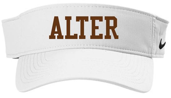 Picture of Alter Golf - Dri Fit Team Performance Visor by Nike NKFB5675 - White