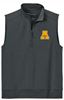 Picture of Alter Boys Golf - Adult/Unisex - C-FREE Double Knit 1/4-Zip Vest by Port Authority K880V - Grey Steel Heather