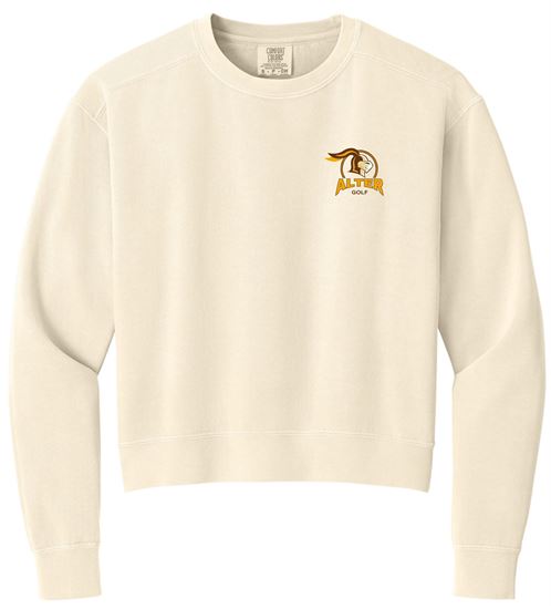 Picture of Alter Boys Golf - Ladies - Women’s Mid-Length Crewneck Sweatshirt by Comfort Color 1566L - Ivory