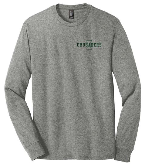Picture of Incarnation - Youth & Adult/Unisex - Long Sleeve Gym Tee by District DT132(Y) - Grey Frost