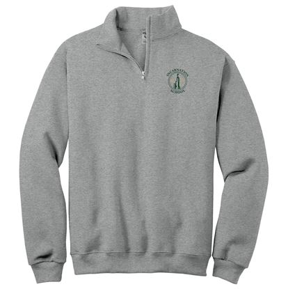 Picture of Incarnation - Adult/Unisex -  (7TH/8TH Grade) - Fleece 1/4 Zip Pullover 995M - Oxford Grey