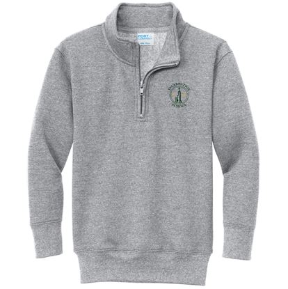 Picture of Incarnation - Youth - (7th/8th Grade)  - Fleece 1/4 Zip Sweatshirt  PC78YQ - Athletic Heather