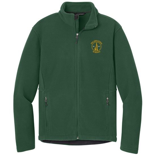 Picture of Incarnation - Adult/Unisex - (Pre K - 8th Grade) - Uniform Full Zip Fleece F217 - Forest Green