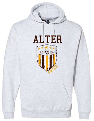 Picture of Alter Boys Soccer Players Hoodie - Adult/Unisex - Premium Hooded Sweatshirt by J. America 8824 - Oxford Grey