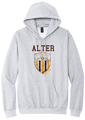 Picture of Alter Boys Soccer Players Hoodie  - Adult/Unisex - Softstyle Midweight Pullover Hooded Sweatshirt by Gildan SF500 - Ash