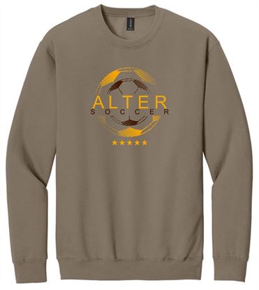 Picture of Alter Boys Soccer - Adult/Unisex - Softstyle Crewneck Sweatshirt by Gildan SF000 -  Savanna Brown or White (Logo 1)