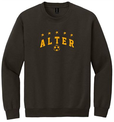 Picture of Alter Boys Soccer - Adult/Unisex -  Heavy Blend Crewneck Sweatshirt by Gildan 18000 - Dark Brown (Logo 2)