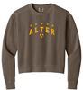 Picture of Alter Boys Soccer - Ladies - Women’s Mid-Length Crewneck Sweatshirt by Comfort Color 1566L - Espresso (Logo 2)