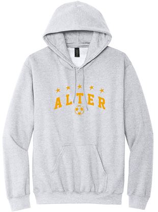 Picture of Alter Boys Soccer - Adult/Unisex - Softstyle Midweight Pullover Hooded Sweatshirt by Gildan SF500 - Ash (Logo 2)